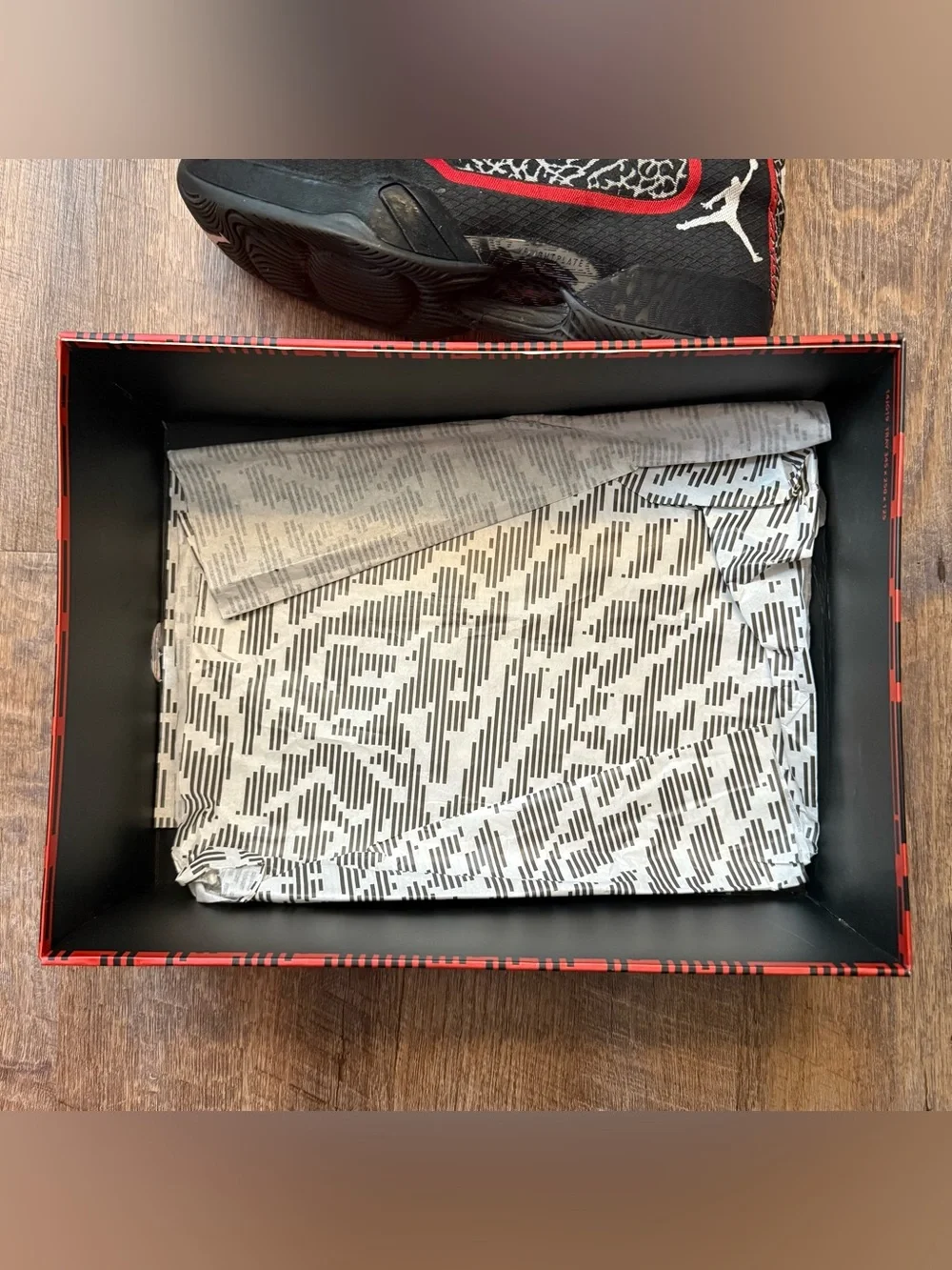 Nike Air Jordan 29 XX9 Black Gym Red Men’s Size 11 Sneakers Shoes 695515-023. Li